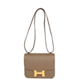 Hermes Constance 18 Etoupe Epsom Gold Hardware