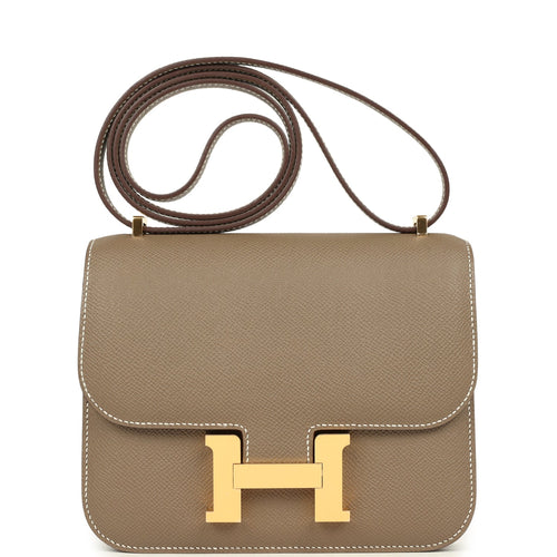 Hermes Constance 18 Etoupe Epsom Gold Hardware