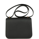 Hermes Constance 18 Black Epsom Gold Hardware