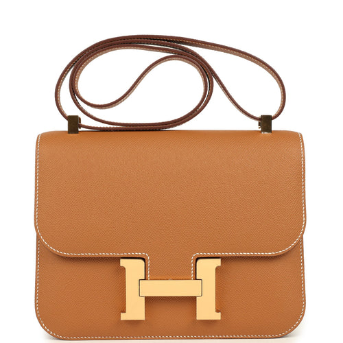 Hermes Constance 1-24 Gold Epsom Gold Hardware
