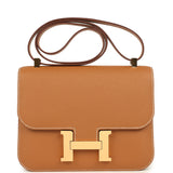 Hermes Constance 1-24 Gold Epsom Gold Hardware
