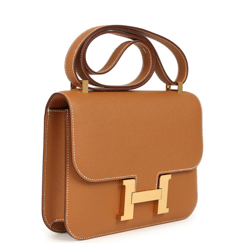 Hermes Constance 1-24 Gold Epsom Gold Hardware