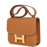 Hermes Constance 1-24 Gold Epsom Gold Hardware