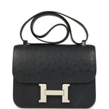Hermes Constance 1-24 Caban Ostrich Palladium Hardware - Thumbnail View 1