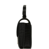 Hermes Constance 24 Black Matte Alligator and Ombre Lizard Marquette Palladium Hardware