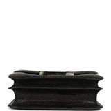 Hermes Constance 24 Black Matte Alligator and Ombre Lizard Marquette Palladium Hardware