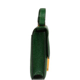 Vintage Hermes Constance 24 Vert Emerald Varanus Salvator Lizard Gold Hardware