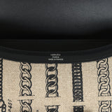 Pre-owned Hermes Constance 24 Toile De Camp Déchaînée and Black Swift Palladium Hardware
