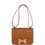 Hermes Constance 1-24 Gold Epsom Gold Hardware