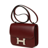 Hermes Constance 1-18 Rouge H Box Palladium Hardware