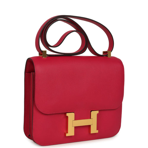 Hermes Constance 24 Rose Mexico Evercolor Gold Hardware