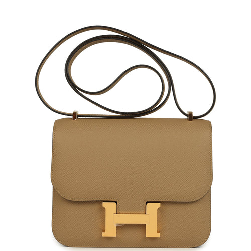 Hermes Constance 18 Poussiere Epsom Gold Hardware