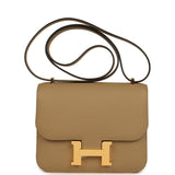 Hermes Constance 18 Poussiere Epsom Gold Hardware