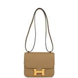 Hermes Constance 18 Poussiere Epsom Gold Hardware