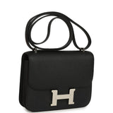Hermes Constance 18 Black Epsom Palladium Hardware