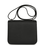 Hermes Constance 18 Black Epsom Palladium Hardware