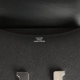 Hermes Constance 18 Black Epsom Palladium Hardware