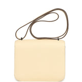 Pre-owned Hermes Constance 18 Nata Epsom Palladium Hardware