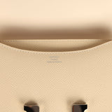 Pre-owned Hermes Constance 18 Nata Epsom Palladium Hardware