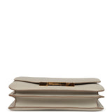 Pre-owned Hermes Constance 24 Gris Perle Evercolor Gold Hardware