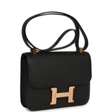 Hermes Constance 1-24 Black Epsom Rose Gold Hardware - Thumbnail View 2