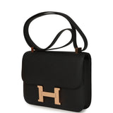 Hermes Constance 1-24 Black Epsom Rose Gold Hardware - Thumbnail View 5