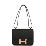 Hermes Constance 1-24 Black Epsom Rose Gold Hardware - Thumbnail View 7