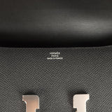 Hermes Constance Elan Black Epsom Palladium Hardware - Thumbnail View 8