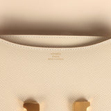 Hermes Constance 18 Craie Epsom Gold Hardware