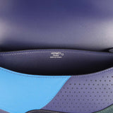 Hermes "Au Bout Du Monde" Constance 24 Bleu Zellige, Bleu Encre, Bleu Nuit, Vert Anglais, Shiny Alligator, Chevre, Swift, Sombrero, Box, Lacquered Palladium Hardware