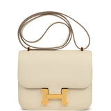 Hermes Constance 18 Craie Epsom Gold Hardware - Thumbnail View 1