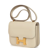 Hermes Constance 18 Craie Epsom Gold Hardware - Thumbnail View 5