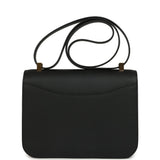 Hermes Constance 1-24 Black Epsom Gold Hardware