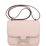 Hermes Constance 18 Rose Darling Chevre Mysore Palladium Hardware - Thumbnail View 1