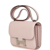 Hermes Constance 18 Rose Darling Chevre Mysore Palladium Hardware - Thumbnail View 5