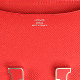 Hermes Constance 18 Rouge Radieux Epsom Lacquered Palladium Hardware - Thumbnail View 8