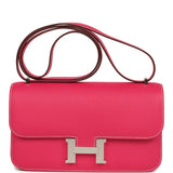 Hermes Constance Elan Rose Tyrien Epsom Palldium Hardware - Thumbnail View 1