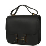 Pre-owned Hermes Constance Cartable 29 Black Sombrero Gold Hardware - Thumbnail View 5