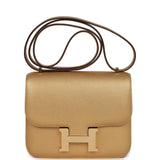 Hermes Constance 18 Dore Chevre Chamkilight Permabrass Hardware - Thumbnail View 1