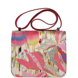 Pre-owned Hermes Constance 24 "Marble Silk" Rose Mexico Swift Palladium Hardware - Thumbnail View 4