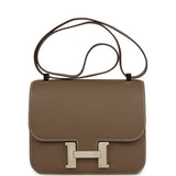 Pre-owned Hermes Constance 24 Etoupe Epsom Palladium Hardware - Thumbnail View 1