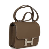 Pre-owned Hermes Constance 24 Etoupe Epsom Palladium Hardware - Thumbnail View 2