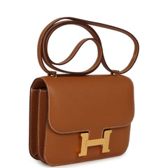 Hermes Constance 18 Gold Epsom Gold Hardware