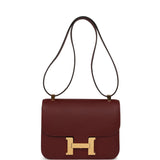 Hermes Constance 24 Rouge H Epsom Gold Hardware - Thumbnail View 7