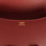 Hermes Constance 24 Rouge H Epsom Gold Hardware - Thumbnail View 8
