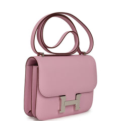 Hermes Constance 18 Mauve Sylvestre Epsom Palladium Hardware