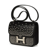 Pre-owned Hermes Constance 18 Clouté Black Box Palladium Hardware - Thumbnail View 5