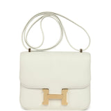 Hermes Constance 18 New White Swift Permabrass Hardware - Thumbnail View 1