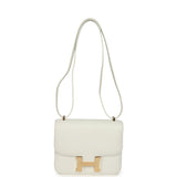 Hermes Constance 18 New White Swift Permabrass Hardware - Thumbnail View 7