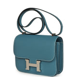 Hermes Constance 18 Blue Jean Epsom Palladium Hardware - Thumbnail View 5